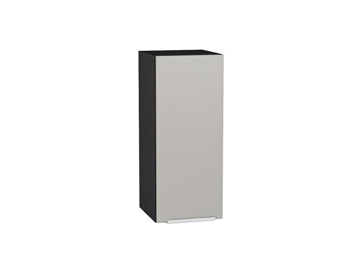 Шкаф верхний Фьюжн 300 Silky Light Grey / Graphite