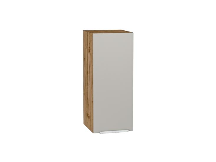 Шкаф верхний Фьюжн 300 Silky Light Grey / Дуб Вотан