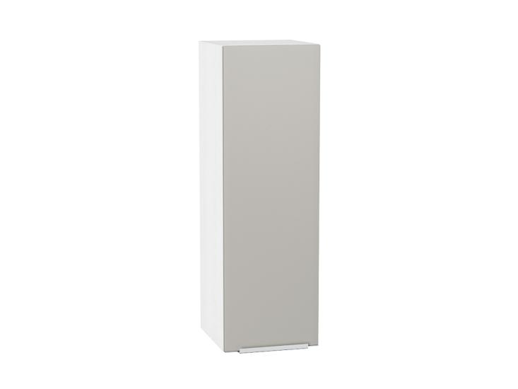 Шкаф верхний Фьюжн 300Н Silky Light Grey / Белый