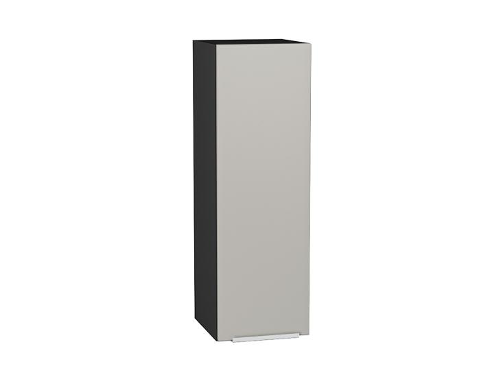 Шкаф верхний Фьюжн 300Н Silky Light Grey / Graphite
