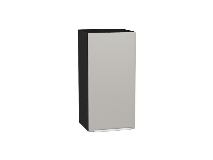 Шкаф верхний Фьюжн 350 Silky Light Grey / Graphite