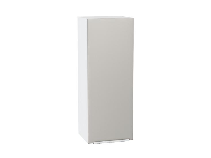 Шкаф верхний Фьюжн 350Н Silky Light Grey / Белый
