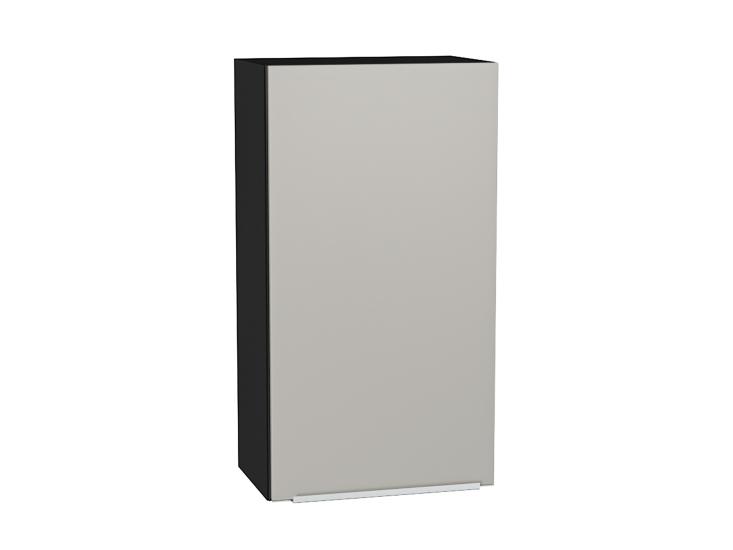 Шкаф верхний Фьюжн 500Н Silky Light Grey / Graphite