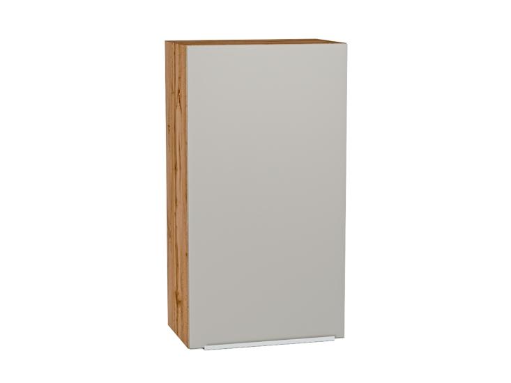 Шкаф верхний Фьюжн 500Н Silky Light Grey / Дуб Вотан