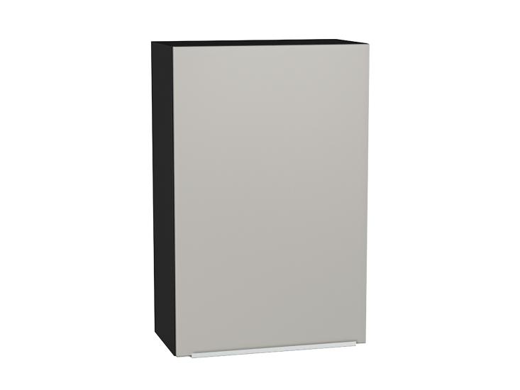 Шкаф верхний Фьюжн 600МН Silky Light Grey / Graphite