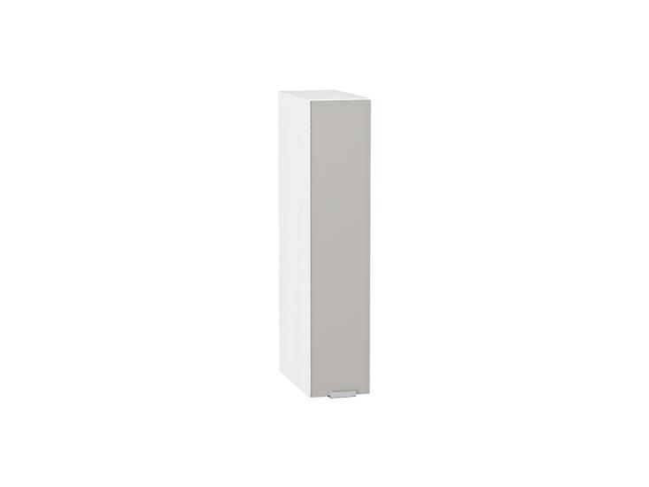 Верхняя бутылочница Фьюжн 150 Silky Light Grey / Белый