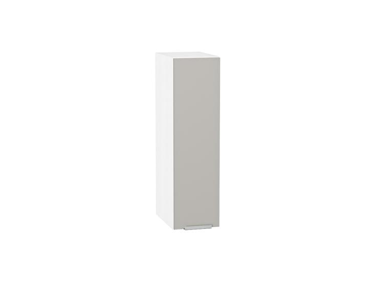 Верхняя бутылочница Фьюжн 200 Silky Light Grey / Белый