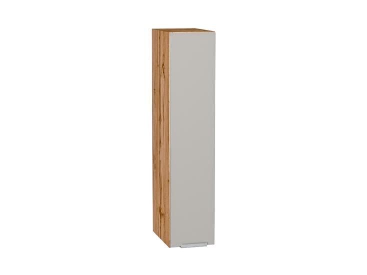 Верхняя бутылочница Фьюжн 200Н Silky Light Grey / Дуб Вотан