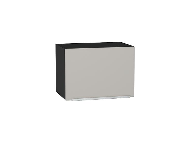 Шкаф верхний горизонтальный Фьюжн 500 Silky Light Grey / Graphite