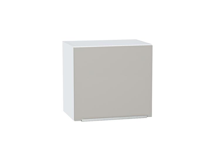 Шкаф верхний горизонтальный Фьюжн 500Н Silky Light Grey / Белый