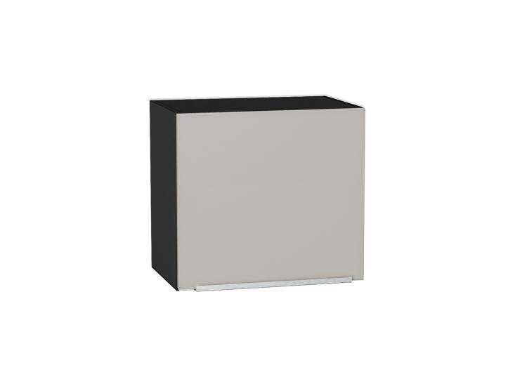 Шкаф верхний горизонтальный Фьюжн 500Н Silky Light Grey / Graphite