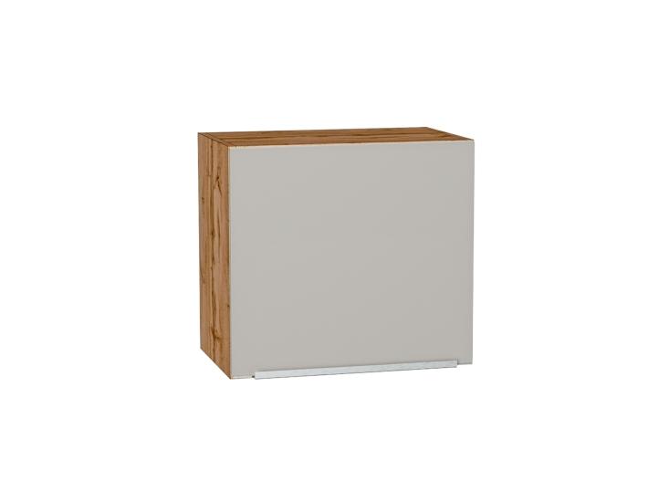 Шкаф верхний горизонтальный Фьюжн 500Н Silky Light Grey / Дуб Вотан