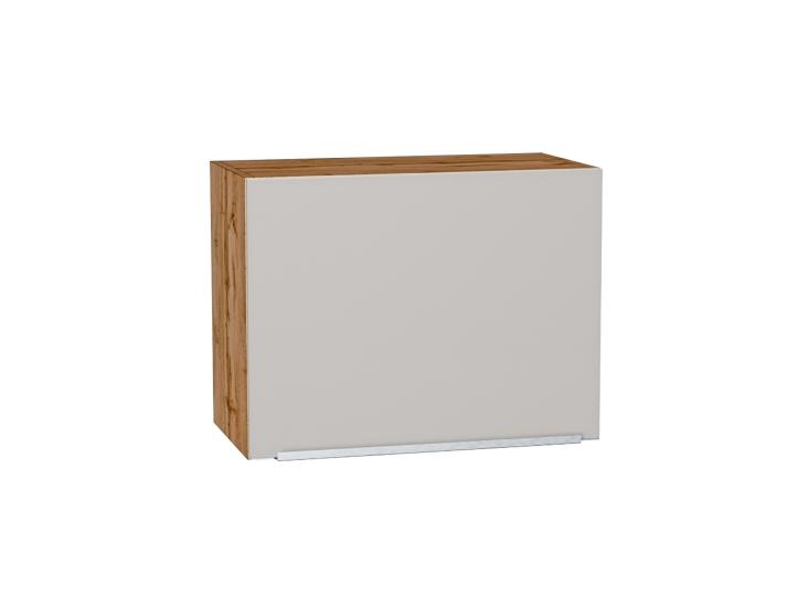 Шкаф верхний горизонтальный Фьюжн 600Н Silky Light Grey / Дуб Вотан