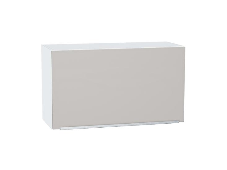 Шкаф верхний горизонтальный Фьюжн 800Н Silky Light Grey / Белый