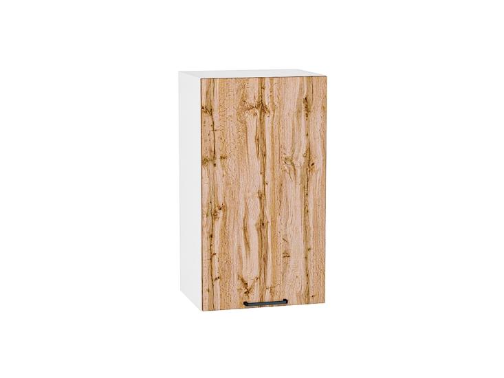 Шкаф верхний Флэт 400 Wotan Oak 2S / Белый