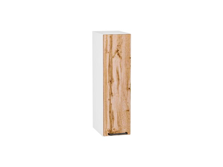 Верхняя бутылочница Флэт 200 Wotan Oak 2S / Белый