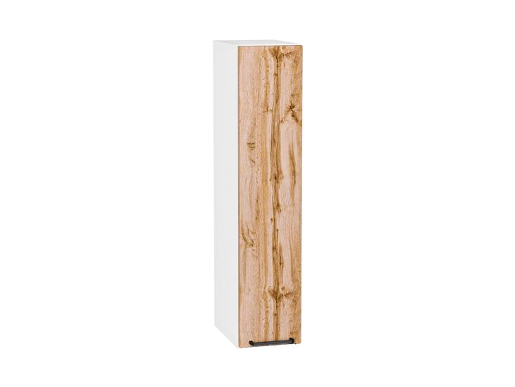 Верхняя бутылочница Флэт 200Н Wotan Oak 2S / Белый