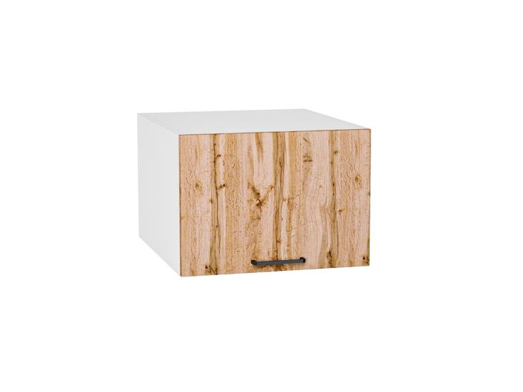 Шкаф верхний горизонтальный с увеличенной глубиной Флэт 510 Wotan Oak 2S / Белый