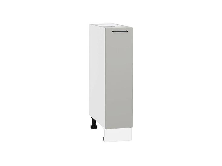 Шкаф нижний Флэт 200 Light Grey In 2S / Белый