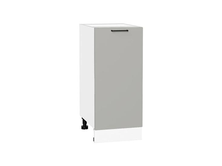Шкаф нижний Флэт 350 Light Grey In 2S / Белый
