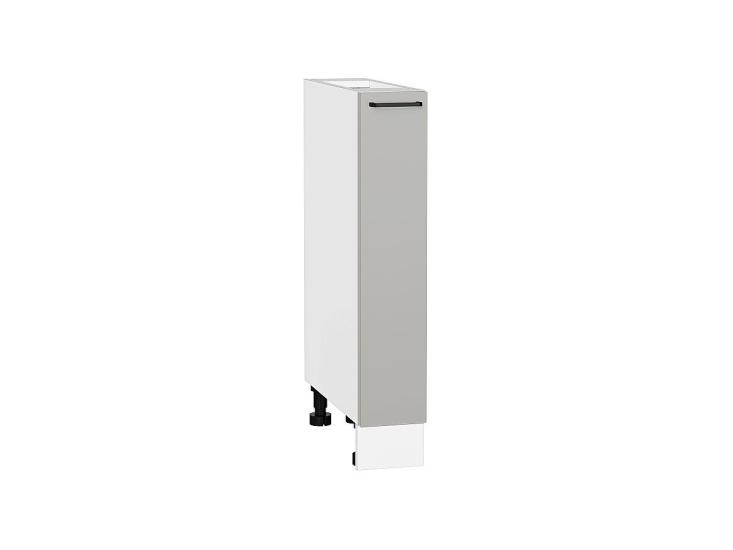 Нижняя бутылочница Флэт 150 Light Grey In 2S / Белый