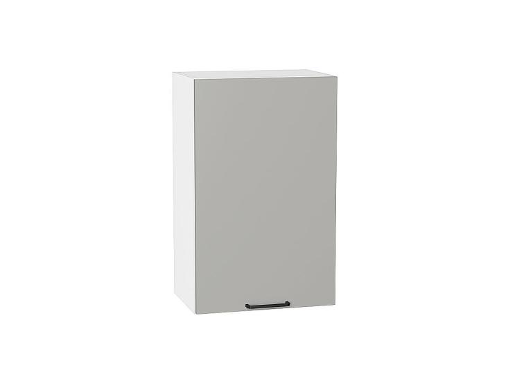 Шкаф верхний Флэт 450 Light Grey In 2S / Белый