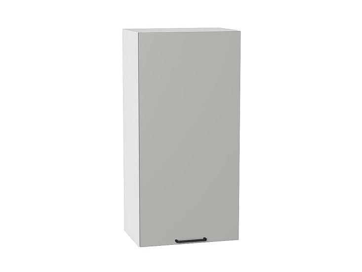 Шкаф верхний Флэт 450Н Light Grey In 2S / Белый