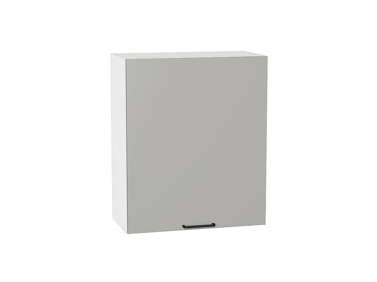 Шкаф верхний Флэт 600М Light Grey In 2S / Белый