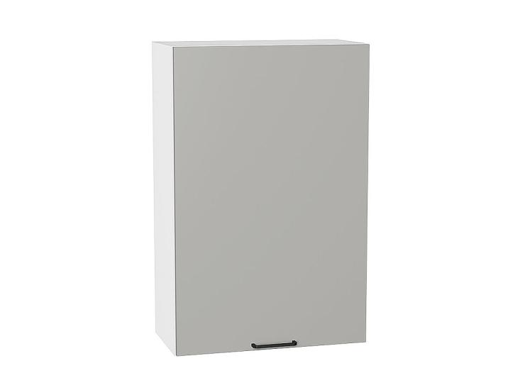 Шкаф верхний Флэт 600МН Light Grey In 2S / Белый