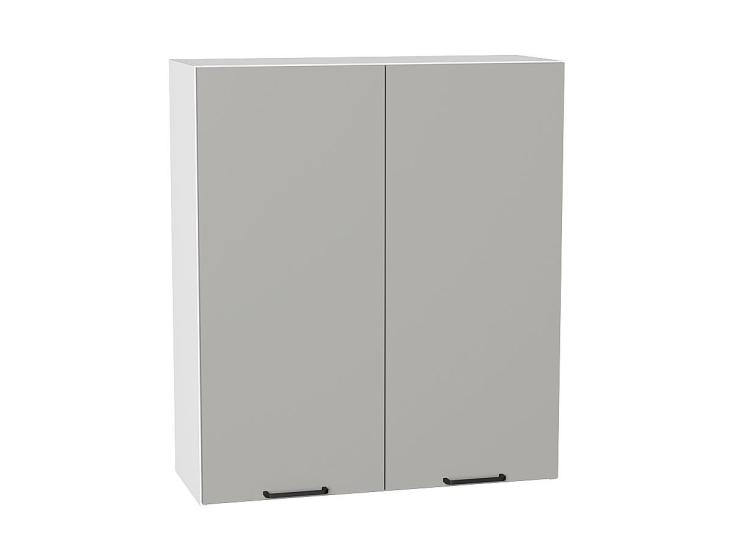 Шкаф верхний Флэт 800Н Light Grey In 2S / Белый