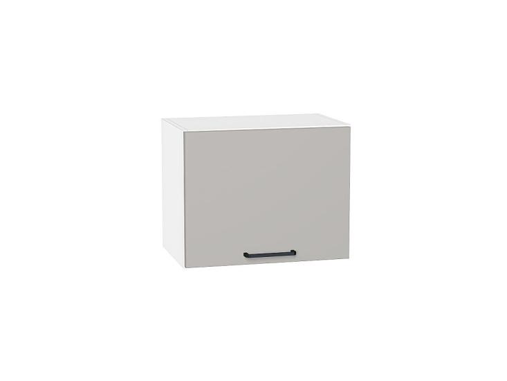 Шкаф верхний горизонтальный Флэт 450 Light Grey In 2S / Белый