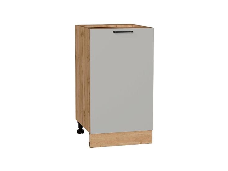 Шкаф нижний Флэт 450 Light Grey In 2S / Дуб вотан