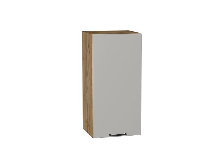 Шкаф верхний Флэт 350 Light Grey In 2S / Дуб вотан