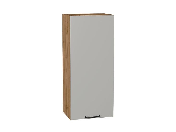 Шкаф верхний Флэт 400Н Light Grey In 2S / Дуб вотан