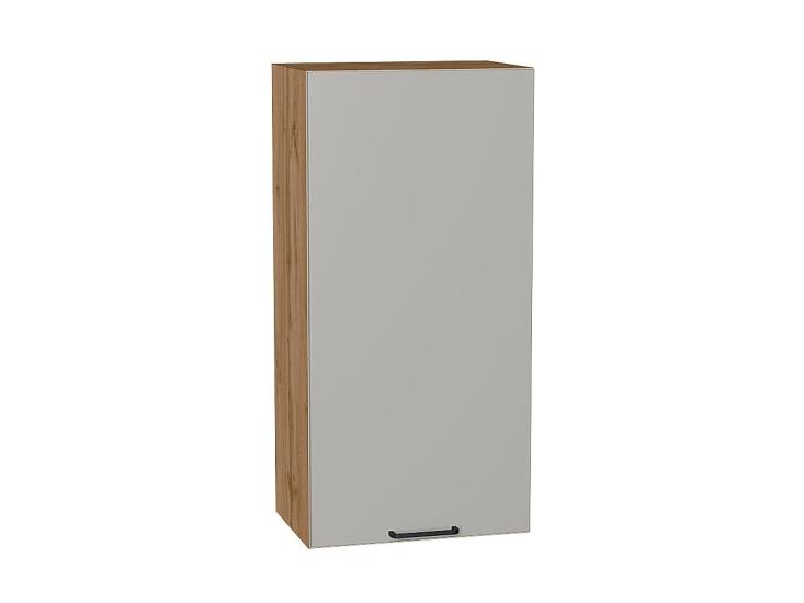Шкаф верхний Флэт 450Н Light Grey In 2S / Дуб вотан