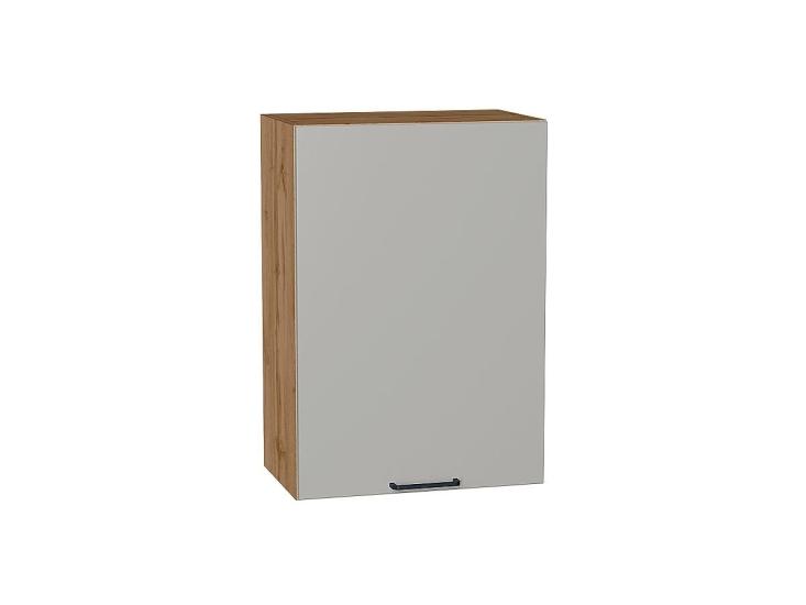 Шкаф верхний Флэт 500 Light Grey In 2S / Дуб вотан