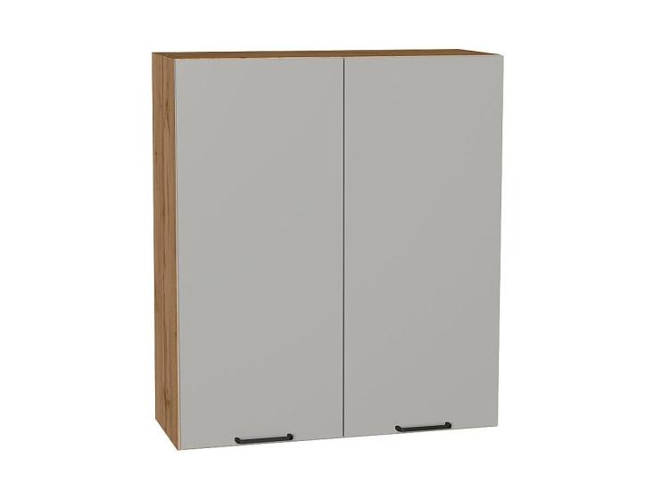 Шкаф верхний Флэт 800Н Light Grey In 2S / Дуб вотан