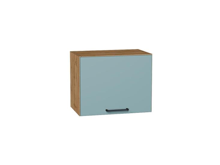 Шкаф верхний горизонтальный Флэт 450 Grey-green In 2S / Дуб вотан