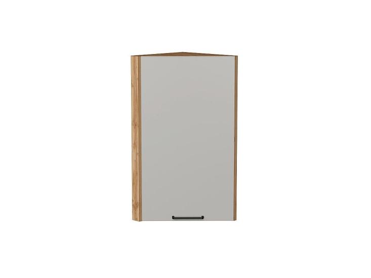 Шкаф верхний торцевой Флэт 300 Light Grey In 2S / Дуб вотан