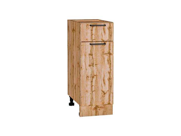 Шкаф нижний с 1 ящиком Флэт 300 Wotan Oak 2S / Дуб Вотан