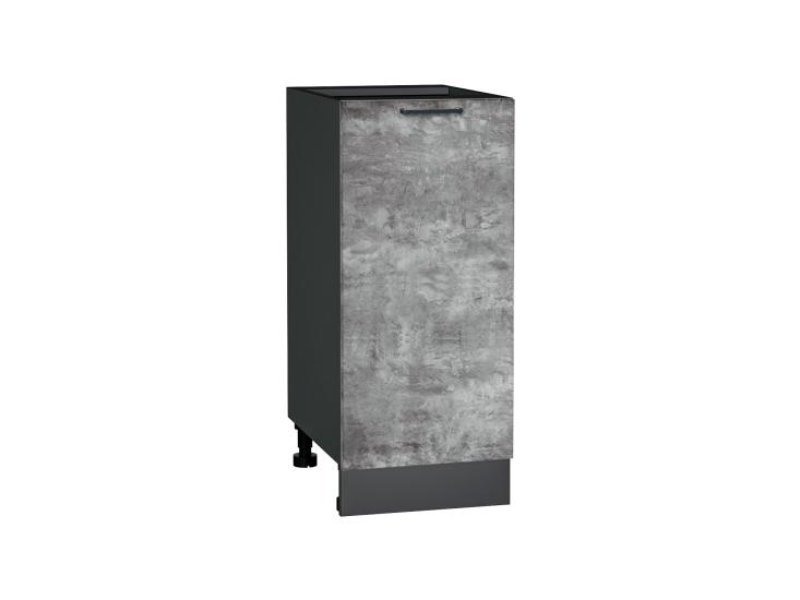 Шкаф нижний Флэт 350 Temple Stone 2S / Graphite