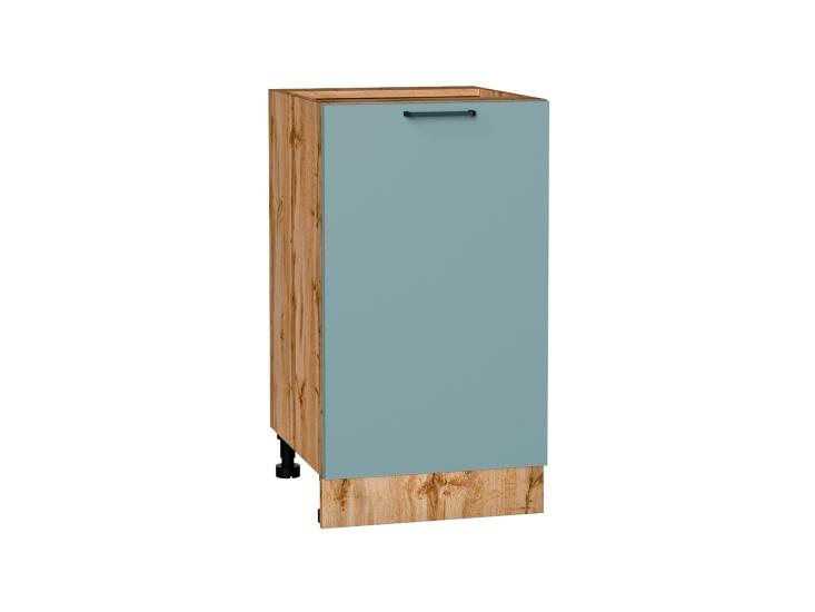 Шкаф нижний Флэт 450 Grey-green In 2S / Дуб Вотан