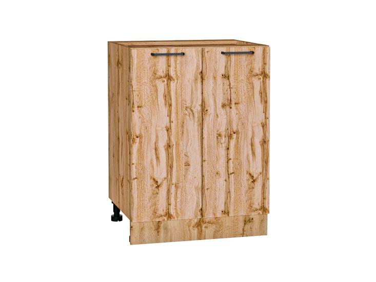 Шкаф нижний Флэт 600 Wotan Oak 2S / Дуб Вотан