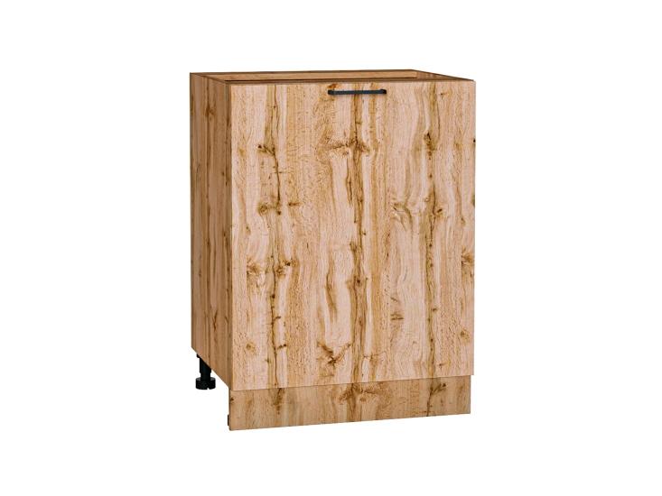 Шкаф нижний Флэт 600М Wotan Oak 2S / Дуб Вотан