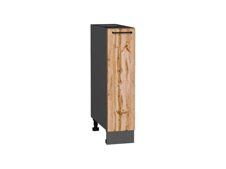 Нижняя бутылочница Флэт 200 Wotan Oak 2S / Graphite