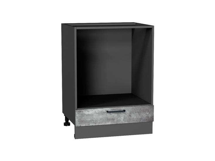 Шкаф под духовку Флэт 600 Temple Stone 2S / Graphite