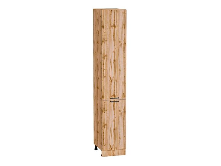 Шкаф пенал Флэт 400Н (для верхних шкафов 920) Wotan Oak 2S / Дуб Вотан