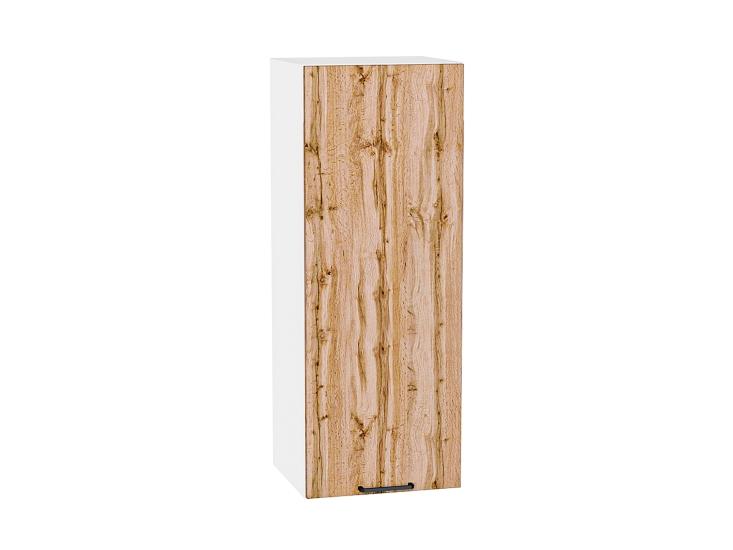 Шкаф верхний Флэт 350Н Wotan Oak 2S / Белый