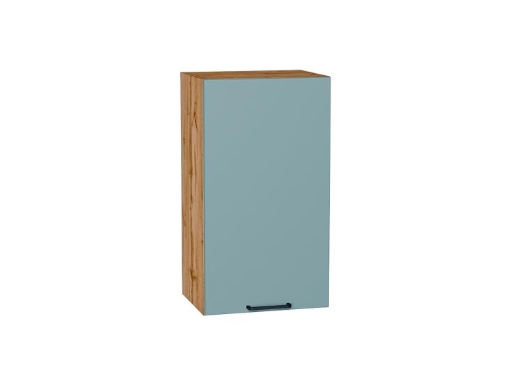Шкаф верхний Флэт 400 Grey-green In 2S / Дуб Вотан