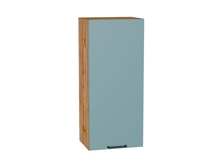 Шкаф верхний Флэт 400Н Grey-green In 2S / Дуб Вотан